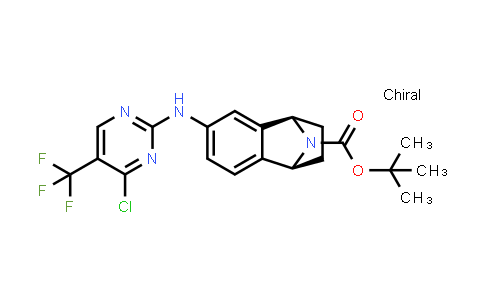 CAS No. 942492-24-2, tert-Butyl (1S,4R)-6-((4-chloro-5-(trifluoromethyl)pyrimidin-2-yl)amino)-1,2,3,4-tetrahydro-1,4-epiminonaphthalene-9-carboxylate