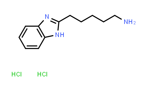 CAS No. 94276-03-6, 5-(1H-Benzo[d]imidazol-2-yl)pentan-1-amine dihydrochloride