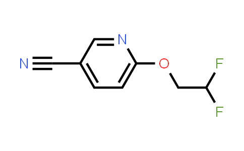CAS No. 942938-30-9, 6-(2,2-Difluoroethoxy)pyridine-3-carbonitrile