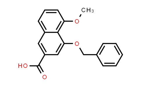 CAS No. 94305-88-1, 2-Naphthalenecarboxylic acid, 5-methoxy-4-(phenylmethoxy)-