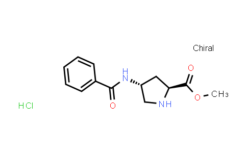 CAS No. 943134-38-1, Methyl (2S,4R)-4-benzamidopyrrolidine-2-carboxylate hydrochloride