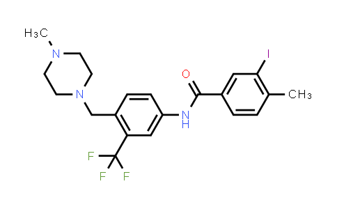CAS No. 943320-50-1, 3-Iodo-4-methyl-N-(4-((4-methylpiperazin-1-yl)methyl)-3-(trifluoromethyl)phenyl)benzamide