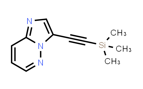 CAS No. 943320-60-3, Imidazo[1,2-b]pyridazine, 3-[2-(trimethylsilyl)ethynyl]-
