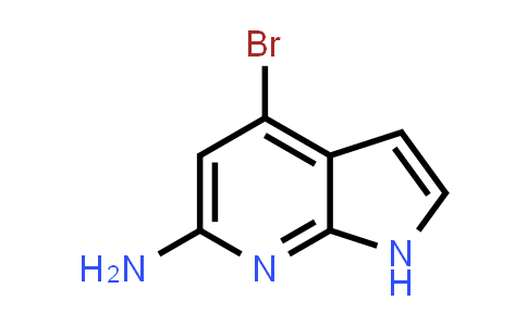 CAS No. 943323-55-5, 4-Bromo-1H-pyrrolo[2,3-b]pyridin-6-amine