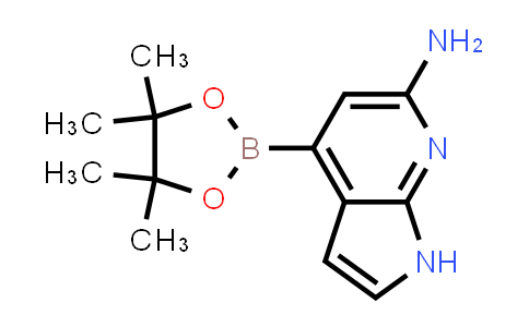 CAS No. 943323-56-6, 1H-Pyrrolo[2,3-b]pyridin-6-amine, 4-(4,4,5,5-tetramethyl-1,3,2-dioxaborolan-2-yl)-