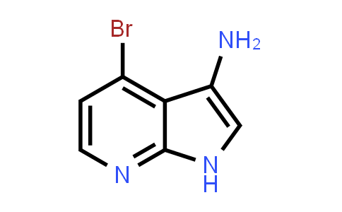 CAS No. 943323-65-7, 1H-Pyrrolo[2,3-b]pyridin-3-amine, 4-bromo-
