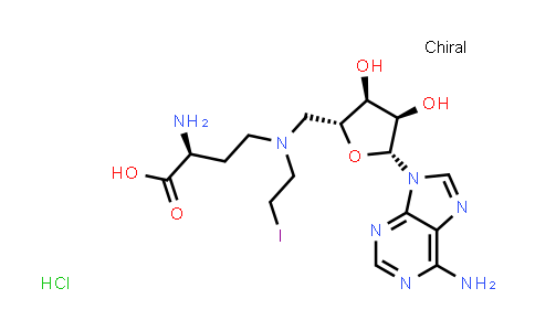 CAS No. 943440-14-0, (S)-2-Amino-4-((((2R,3S,4R,5R)-5-(6-amino-9H-purin-9-yl)-3,4-dihydroxytetrahydrofuran-2-yl)methyl)(2-iodoethyl)amino)butanoic acid hydrochloride
