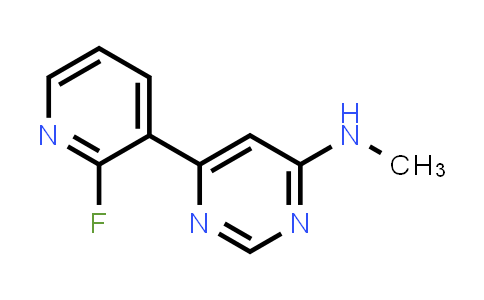 CAS No. 943605-97-8, 6-(2-fluoropyridin-3-yl)-N-methylpyrimidin-4-amine