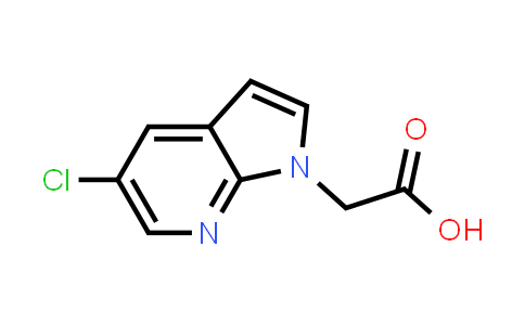 CAS No. 943653-79-0, 1H-Pyrrolo[2,3-b]pyridine-1-acetic acid, 5-chloro-