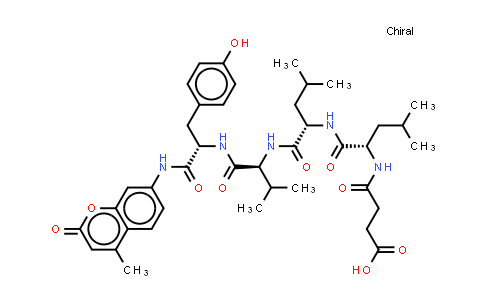 MC581748 | 94367-21-2 | N-琥珀酰基-亮氨酰-亮氨酰-缬氨酰-酪氨酸-7-胺基-4-甲基香豆素