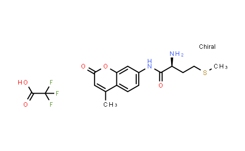 CAS No. 94367-35-8, (S)-2-Amino-N-(4-methyl-2-oxo-2H-chromen-7-yl)-4-(methylthio)butanamide 2,2,2-trifluoroacetate