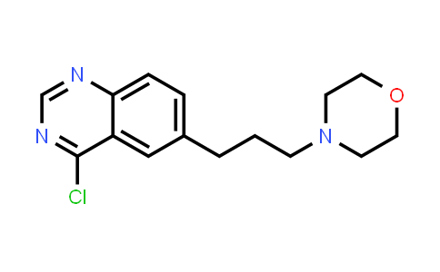 CAS No. 943784-54-1, 4-Chloro-6-[3-(morpholin-4-yl)propyl]quinazoline