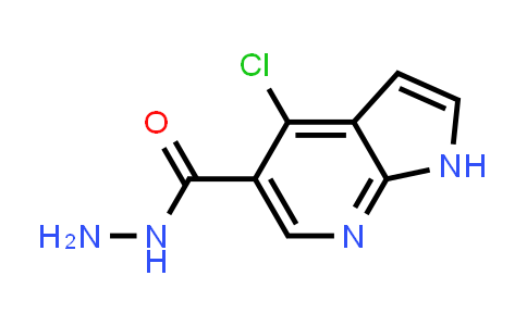 CAS No. 944123-43-7, 1H-Pyrrolo[2,3-b]pyridine-5-carboxylic acid, 4-chloro-, hydrazide