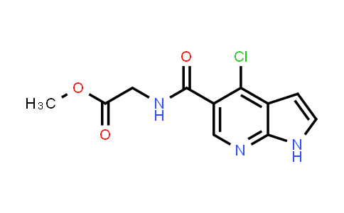 MC581798 | 944123-50-6 | Glycine, N-[(4-chloro-1H-pyrrolo[2,3-b]pyridin-5-yl)carbonyl]-, methyl ester