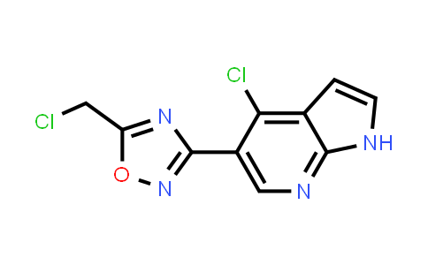 CAS No. 944123-63-1, 1H-Pyrrolo[2,3-b]pyridine, 4-chloro-5-[5-(chloromethyl)-1,2,4-oxadiazol-3-yl]-