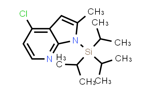CAS No. 944123-88-0, 4-chloro-2-methyl-1-(triisopropylsilyl)-1H-pyrrolo[2,3-b]pyridine