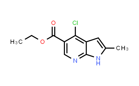 CAS No. 944123-96-0, 1H-Pyrrolo[2,3-b]pyridine-5-carboxylic acid, 4-chloro-2-methyl-, ethyl ester