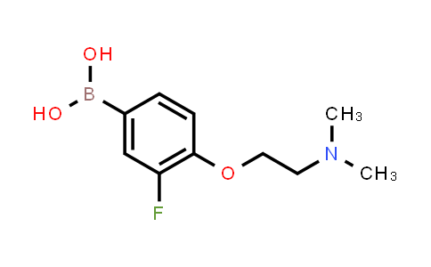 CAS No. 944279-23-6, (4-(2-(Dimethylamino)ethoxy)-3-fluorophenyl)boronic acid