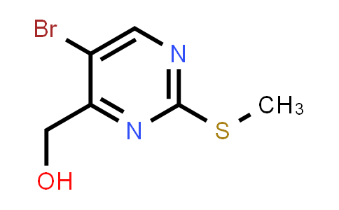 CAS No. 944317-70-8, (5-Bromo-2-(methylthio)pyrimidin-4-yl)methanol