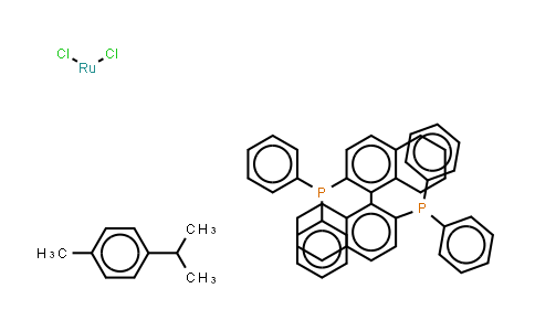 CAS No. 944451-26-7, Chloro[(R)-(+)-2,2'-bis(diphenylphosphino)-5,5',6,6',7,7',8,8'-octahydro-1,1'-binaphthyl](p-cymene)ruthenium(II) chloride