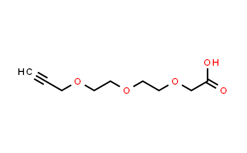 CAS No. 944561-46-0, 2-(2-(2-(Prop-2-yn-1-yloxy)ethoxy)ethoxy)acetic acid