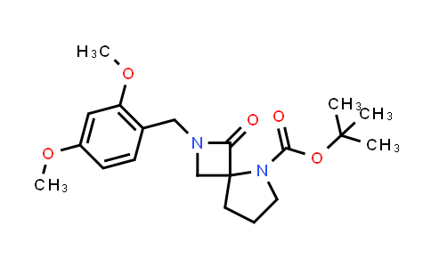 CAS No. 94459-10-6, 2,5-Diazaspiro[3.4]octane-5-carboxylic acid, 2-[(2,4-dimethoxyphenyl)methyl]-1-oxo-, 1,1-dimethylethyl ester