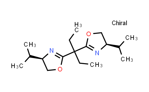 CAS No. 944706-09-6, (4R,4'R)-2,2'-(Pentane-3,3-diyl)bis(4-isopropyl-4,5-dihydrooxazole)