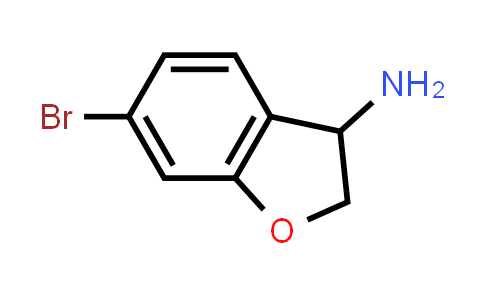 CAS No. 944709-63-1, 6-Bromo-2,3-dihydrobenzofuran-3-amine