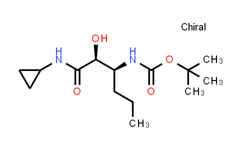 CAS No. 944716-71-6, tert-Butyl ((2S,3S)-1-(cyclopropylamino)-2-hydroxy-1-oxohexan-3-yl)carbamate