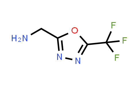 CAS No. 944897-62-5, (5-(Trifluoromethyl)-1,3,4-oxadiazol-2-yl)methanamine