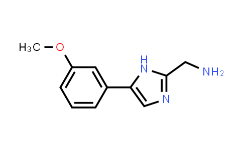 CAS No. 944897-83-0, (5-(3-Methoxyphenyl)-1H-imidazol-2-yl)methanamine