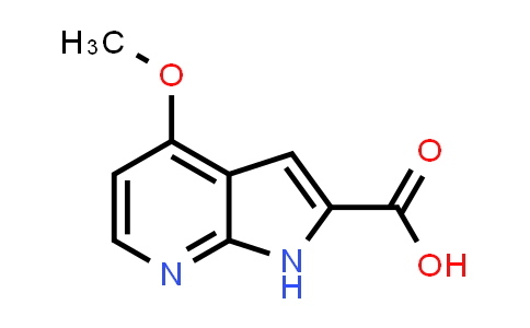 CAS No. 944900-58-7, 1H-Pyrrolo[2,3-b]pyridine-2-carboxylic acid, 4-methoxy-