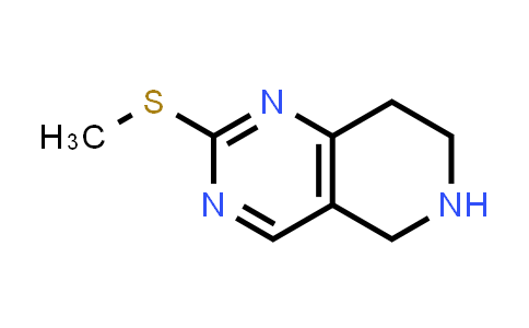 CAS No. 944901-68-2, 2-(Methylthio)-5,6,7,8-tetrahydropyrido[4,3-d]pyrimidine