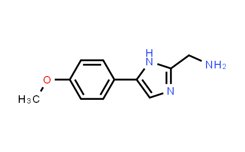 CAS No. 944903-41-7, (5-(4-Methoxyphenyl)-1H-imidazol-2-yl)methanamine