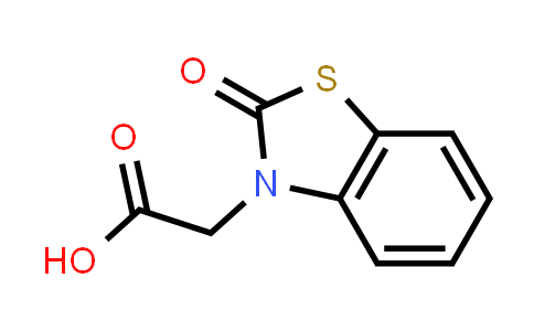 CAS No. 945-03-9, (2-Oxo-benzothiazol-3-yl)-acetic acid