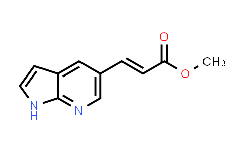 CAS No. 945029-05-0, 2-Propenoic acid, 3-(1H-pyrrolo[2,3-b]pyridin-5-yl)-, methyl ester