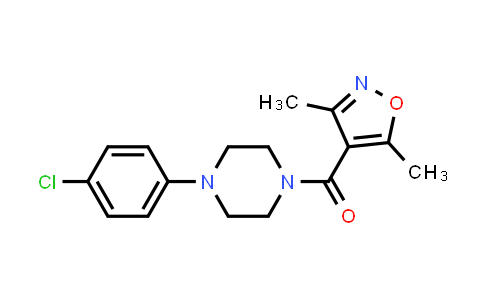 CAS No. 945116-83-6, Methanone, [4-(4-chlorophenyl)-1-piperazinyl](3,5-dimethyl-4-isoxazolyl)-