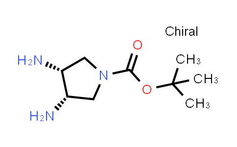 CAS No. 945217-60-7, tert-Butyl cis-3,4-diaminopyrrolidine-1-carboxylate