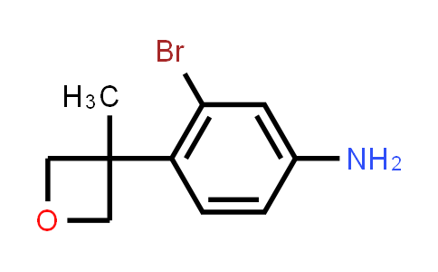 CAS No. 945244-28-0, 3-Bromo-4-(3-methyl-3-oxetanyl)benzenamine