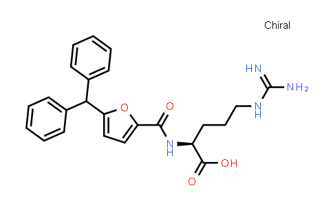 CAS No. 945254-73-9, (S)-2-(5-Benzhydrylfuran-2-carboxamido)-5-guanidinopentanoic acid