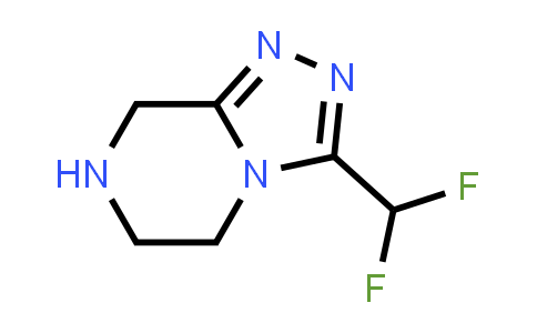 CAS No. 945262-35-1, 3-(Difluoromethyl)-5H,6H,7H,8H-[1,2,4]triazolo[4,3-a]pyrazine