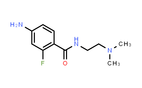 CAS No. 945397-54-6, 4-Amino-N-(2-(dimethylamino)ethyl)-2-fluorobenzamide