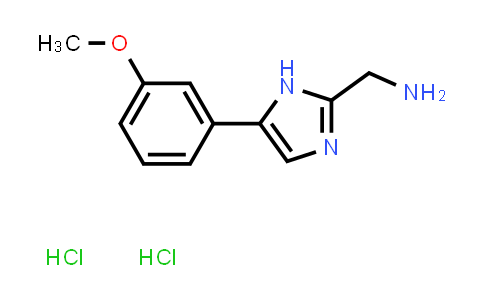 CAS No. 945482-05-3, (5-(3-Methoxyphenyl)-1H-imidazol-2-yl)methanamine dihydrochloride