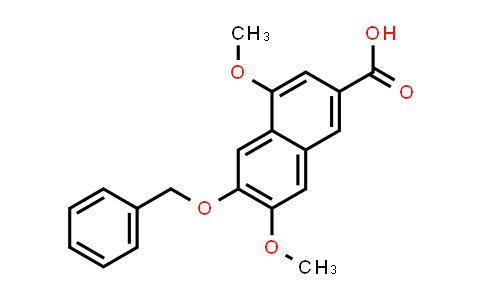 CAS No. 94550-04-6, 2-Naphthalenecarboxylic acid, 4,7-dimethoxy-6-(phenylmethoxy)-