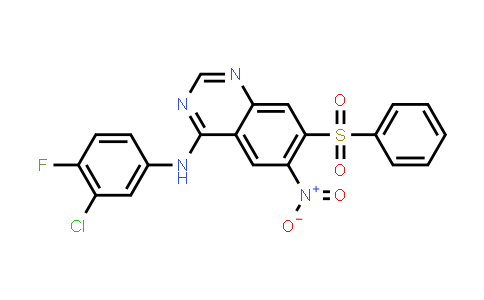 945553-94-6 | N-(3-Chloro-4-fluorophenyl)-6-nitro-7-(phenylsulfonyl)quinazolin-4-amine