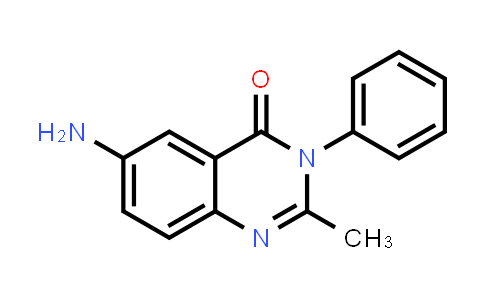 CAS No. 961-12-6, 6-Amino-2-methyl-3-phenyl-3,4-dihydroquinazolin-4-one