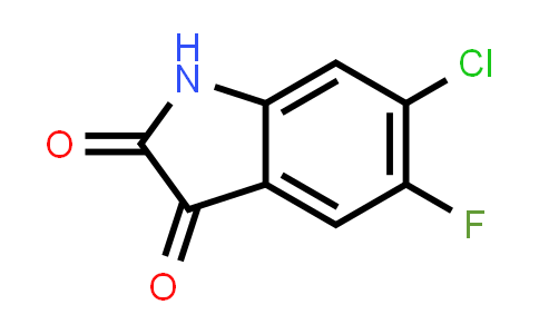 CAS No. 96202-57-2, 6-Chloro-5-fluoroindoline-2,3-dione