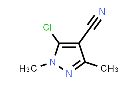 CAS No. 96286-02-1, 5-Chloro-1,3-dimethyl-1H-pyrazole-4-carbonitrile