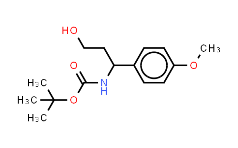 MC583072 | 96363-26-7 | Carbamic acid, [3-hydroxy-1-(4-methoxyphenyl)propyl]-, 1,1-dimethylethyl ester, (±)-