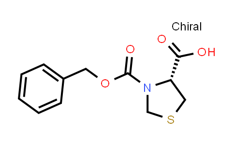 CAS No. 96402-64-1, (R)-3-((Benzyloxy)carbonyl)thiazolidine-4-carboxylic acid